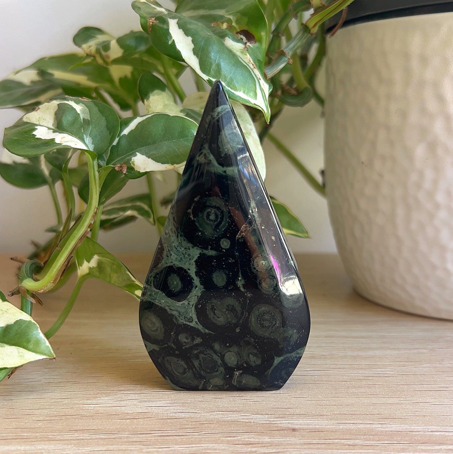 Kambaba Jasper Flame – 9.5cm | 124g