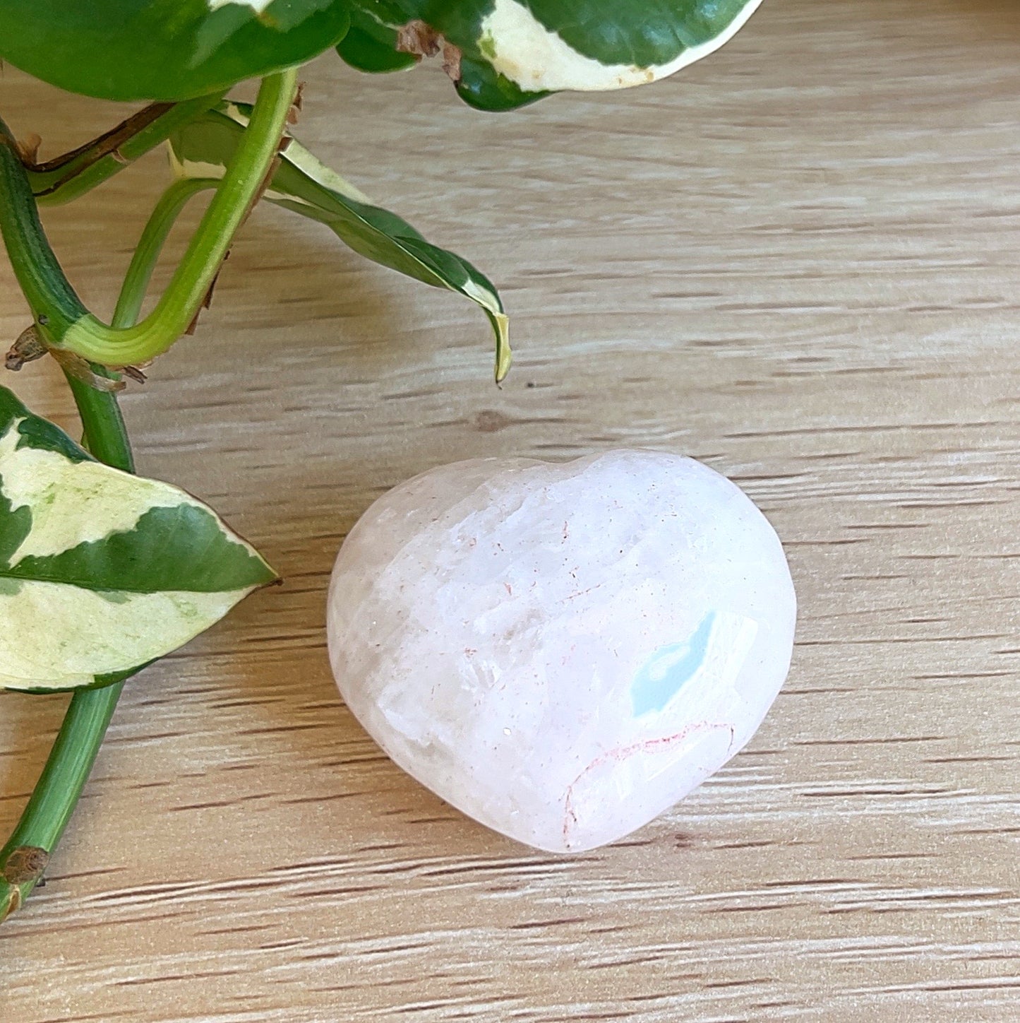Rose Quartz Heart – 4.5cm