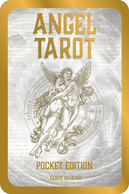 Angel Tarot deck (pocket edition) by Travis McHenry – Shem HaMephorash angelic tarot with seals, sigils, and divine guidance.