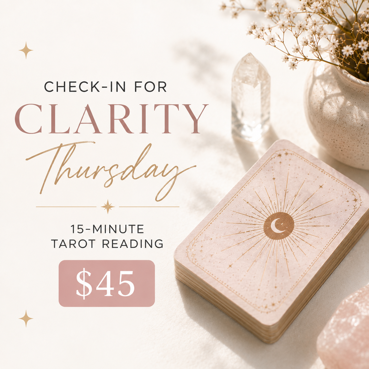 Check-In For Clarity Tarot Reading