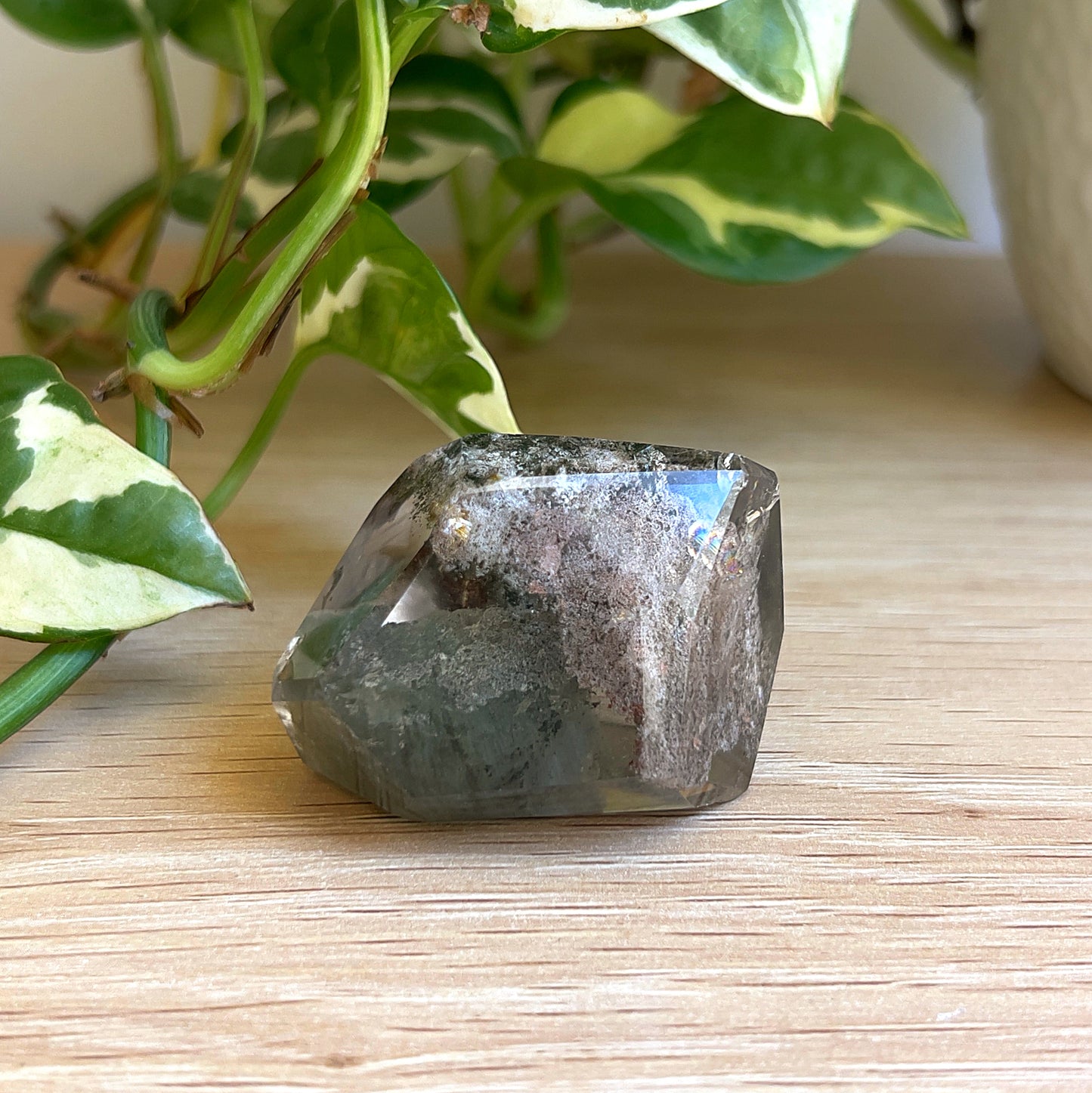 Garden Quartz (Lodolite) Polished Freeform – 4.5cm | 85g